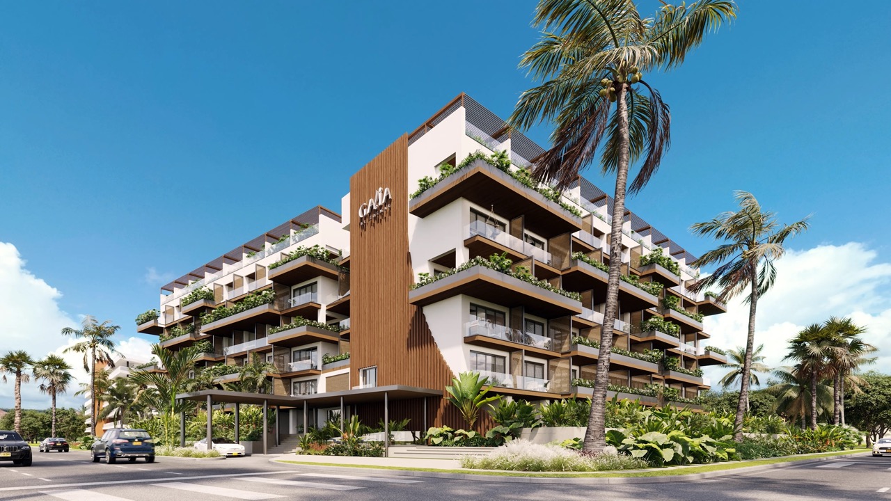 Apartamento en construcción de 2 habitaciones en Cap Cana con vista al Mar